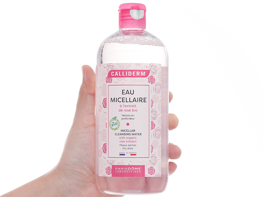 Nước Tẩy trang Micellaire CALLIDERM Pháp 500ml ( hồng )