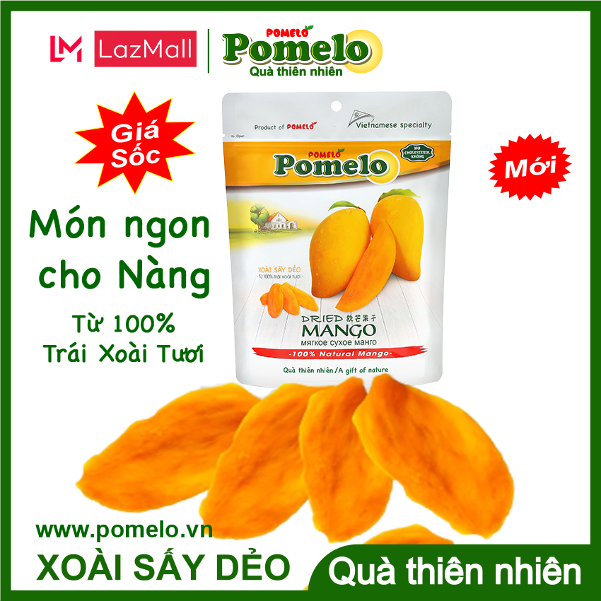 [CAO CẤP] Xoài Sấy Dẻo POMELO 200g - Soft Dried Mango