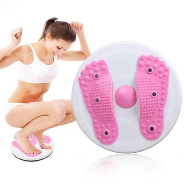 Đĩa xoay eo kiêm massage chân