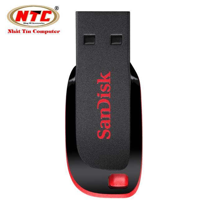 USB Sandisk Cruzer Blade CZ50 64GB (Đen) - Nhat Tin Authorised Store