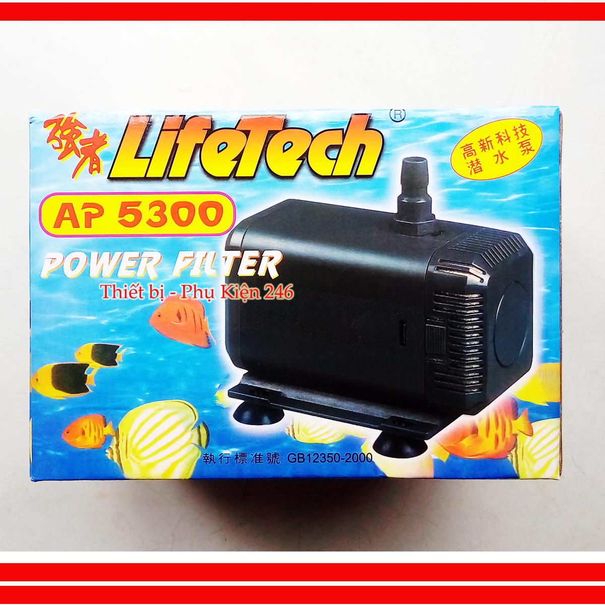Máy bơm nước LifeTech AP 5300 cho hồ cá rồng - cá koi