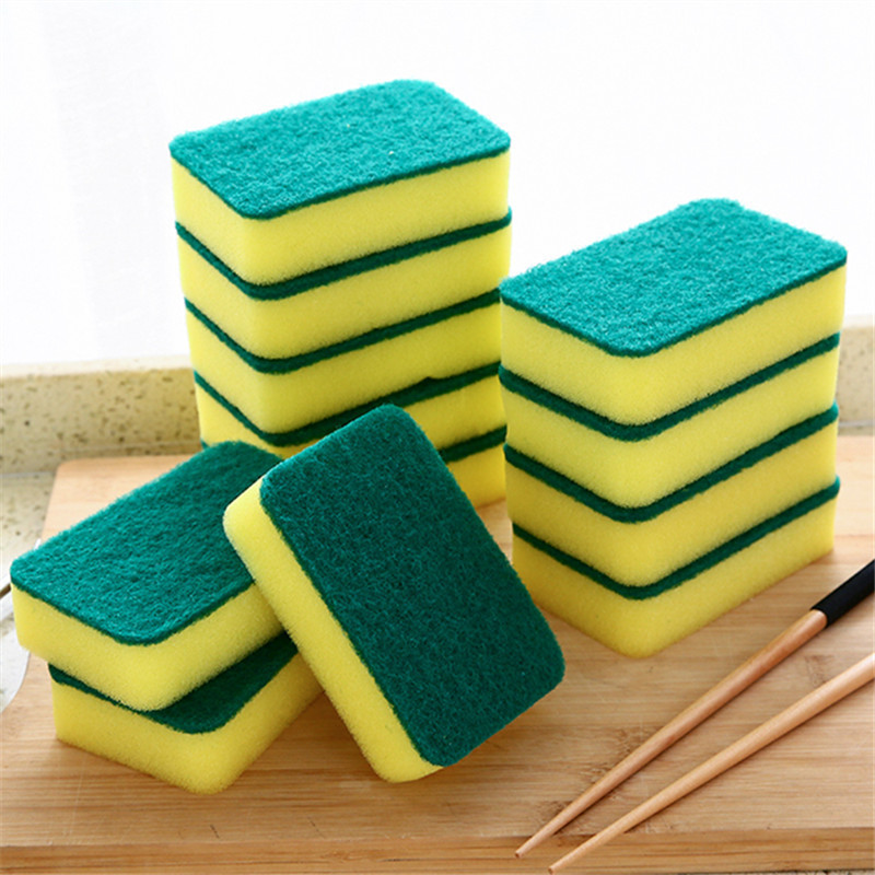 Set 2 MIếng Rửa Chén Bát, Bọt Biển Rửa Chén 2 Mặt  Siêu Sạch