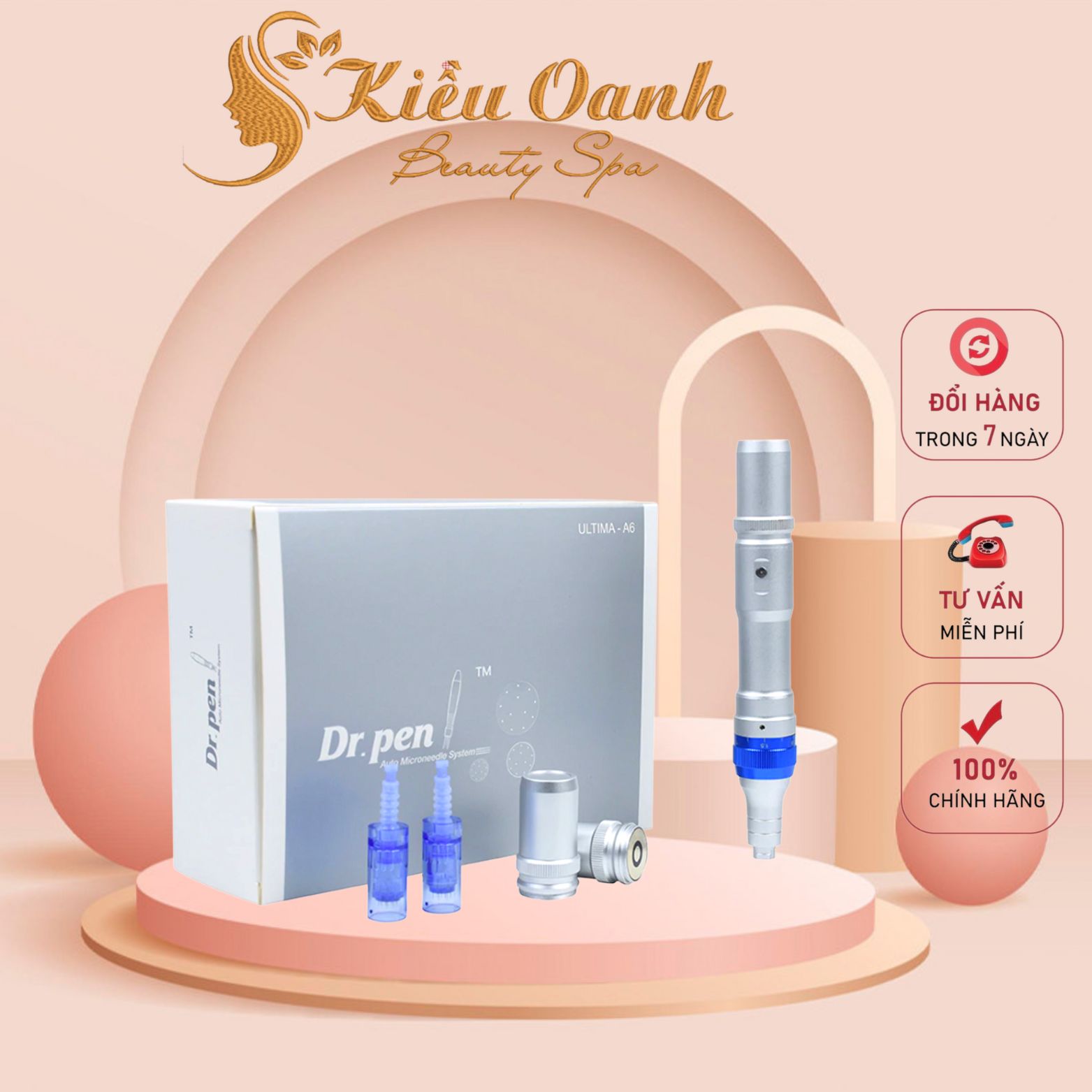 Máy phi kim lăn kim cấy phấn cấy tảo dr pen a6