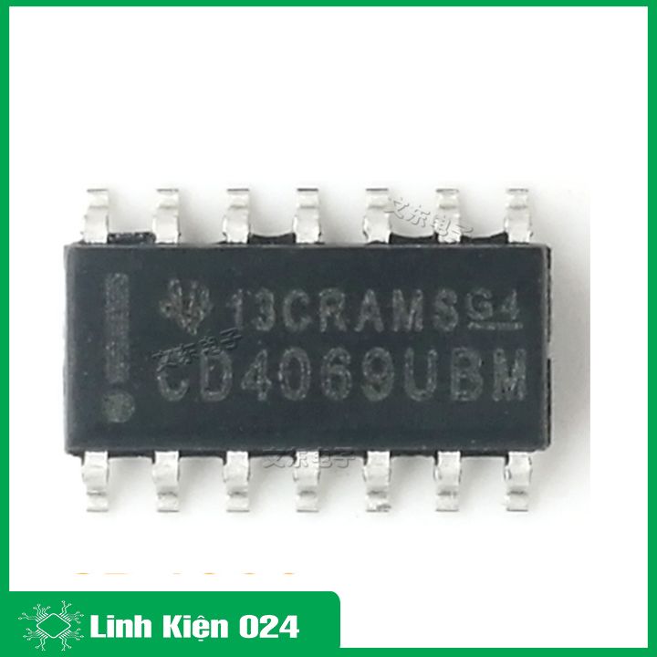 IC CD4069BE DIP14 / SOP14 tiêu thụ điện năng thấp