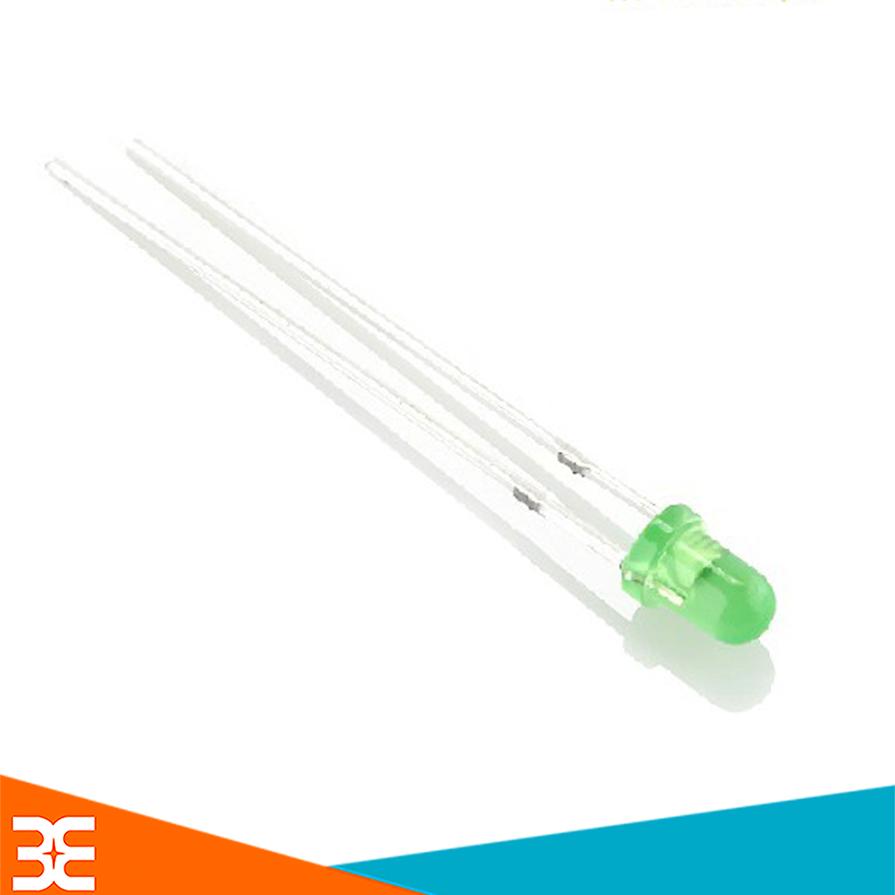 Gói 100 Con Led Phủ Màu 3mm xanh lá