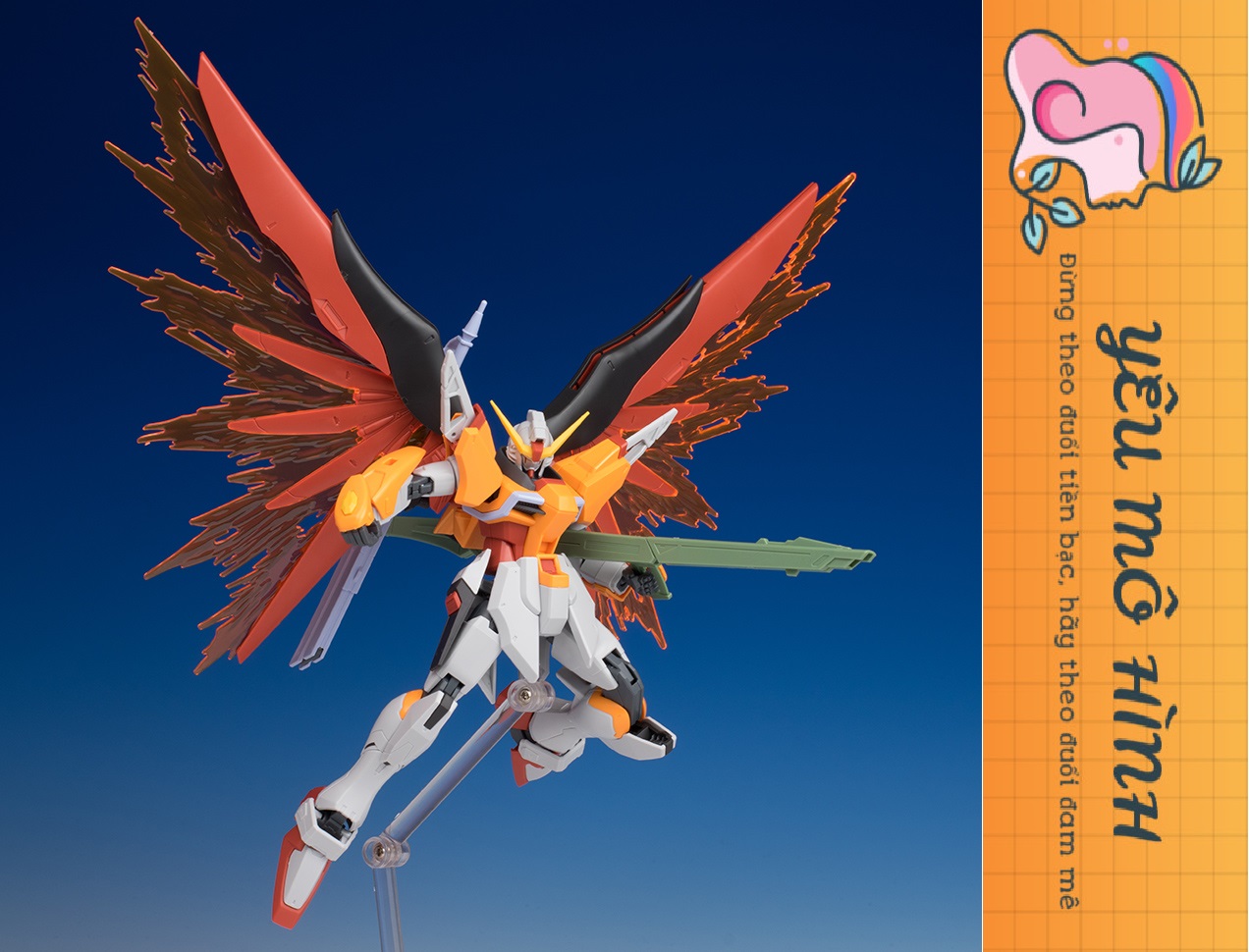 Độc lạ Gundam HG Destiny Gundam Revive Heine Westenfluss Custom Daban Tặng