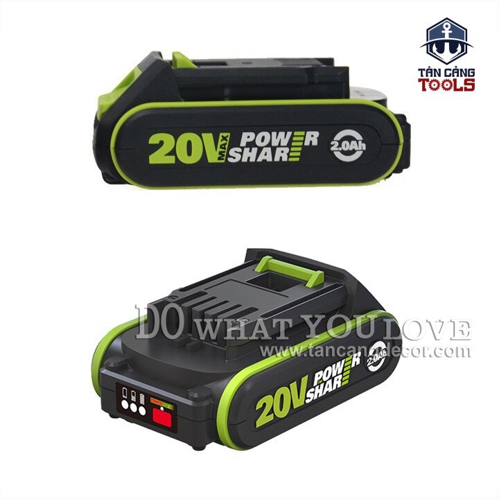 Pin Li-ion 20V 2.0Ah Worx WA3593