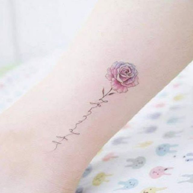 Hình dán tatoo mini hoa hồng xinh qs294 | Lazada.vn