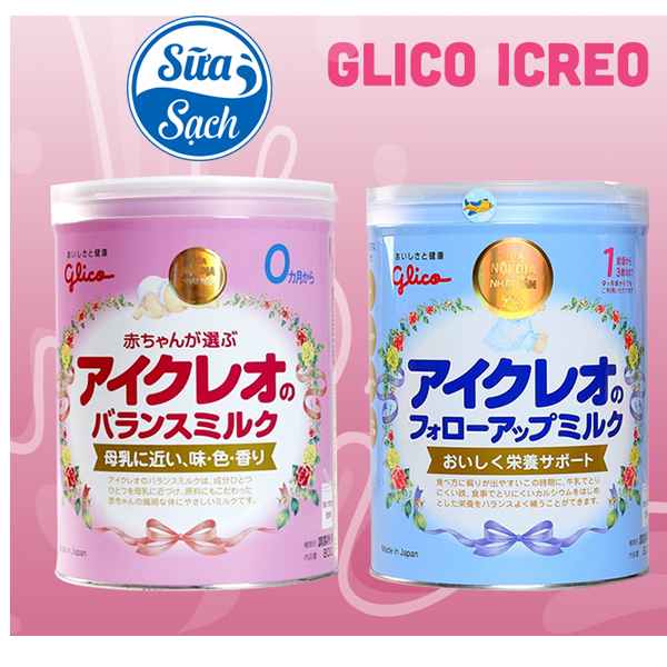 [HCM]Sữa Bột Glico Icreo Số 0 800gr Date mới nhất