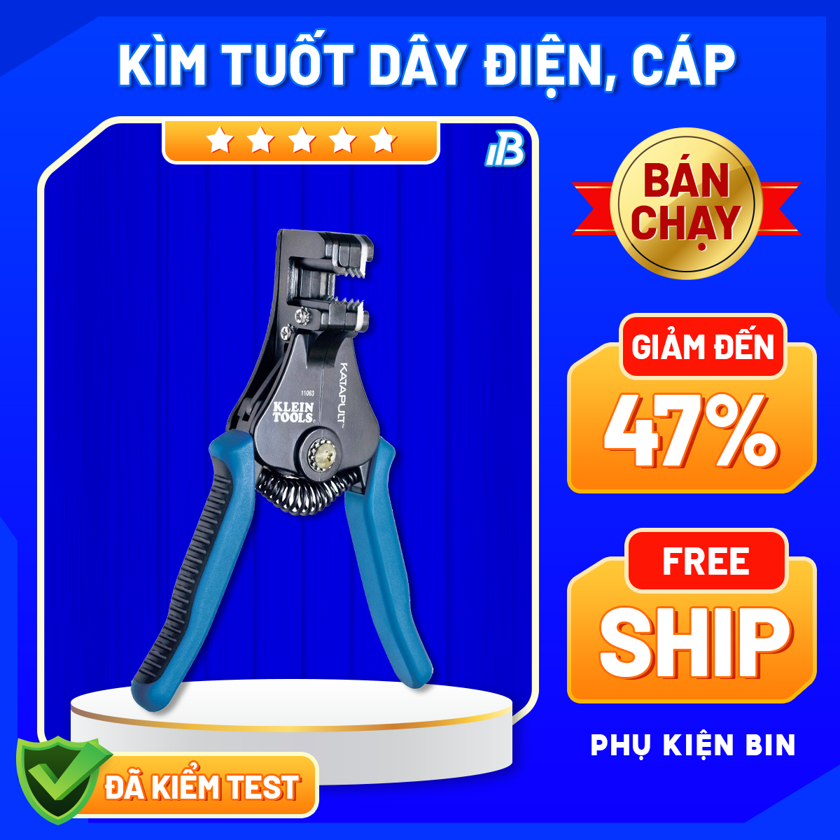 [HCM]Kìm tuốt dây điện dây cáp