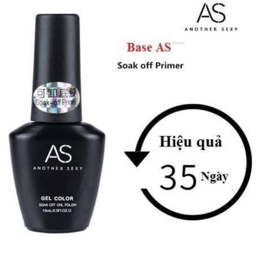 Base top sơn móng tay gel AS dung tích 15ml