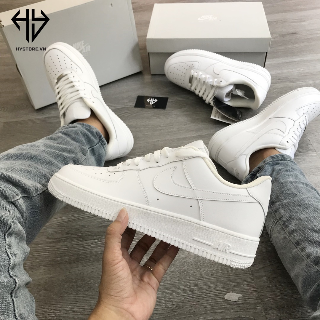 [Tặng Tất + Full Hộp] Giày Sneaker Nike AF1 AIR FORCE 1 Trắng Full