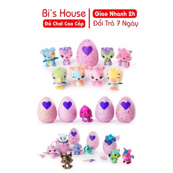 Trứng hatchimals các mùa màu sắc tươi sáng, cho bé thỏa sức sưu tập - đồ chơi Bi House