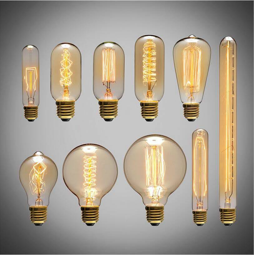 [COMBO 2 ] Bóng Led Edison Nhiều Loại đuôi E27, 4w ánh sáng Vàng