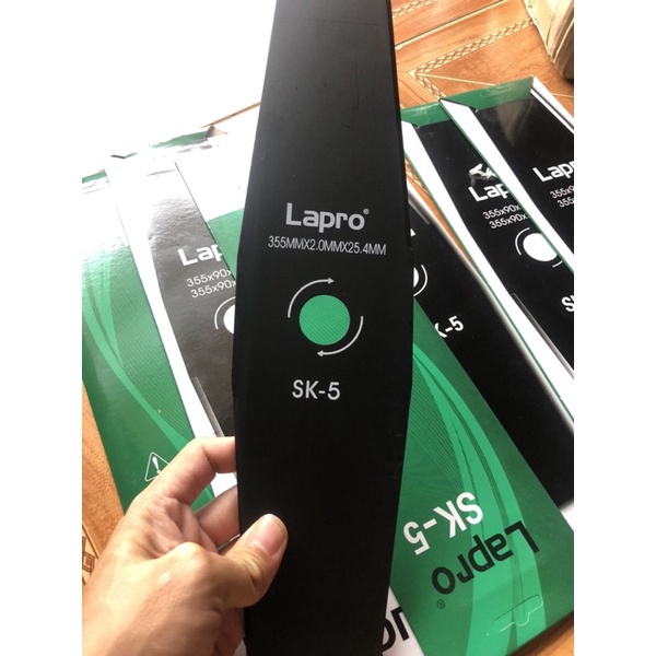 Dao cắt cỏ vát Lapro 355mmx2.0mmx254mm