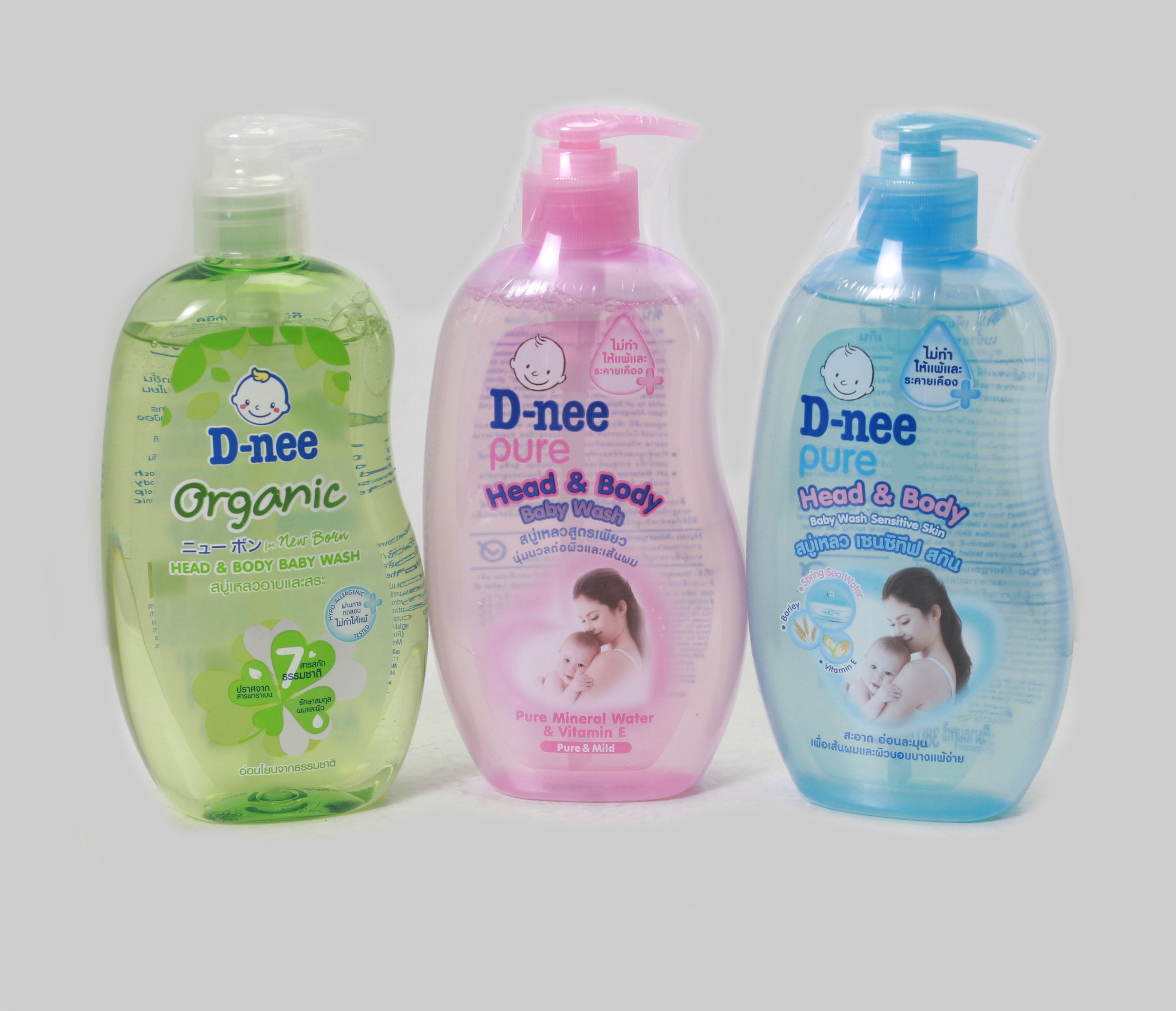 Tắm Gội Toàn Thân Dnee Pure 380ml Thái Lan