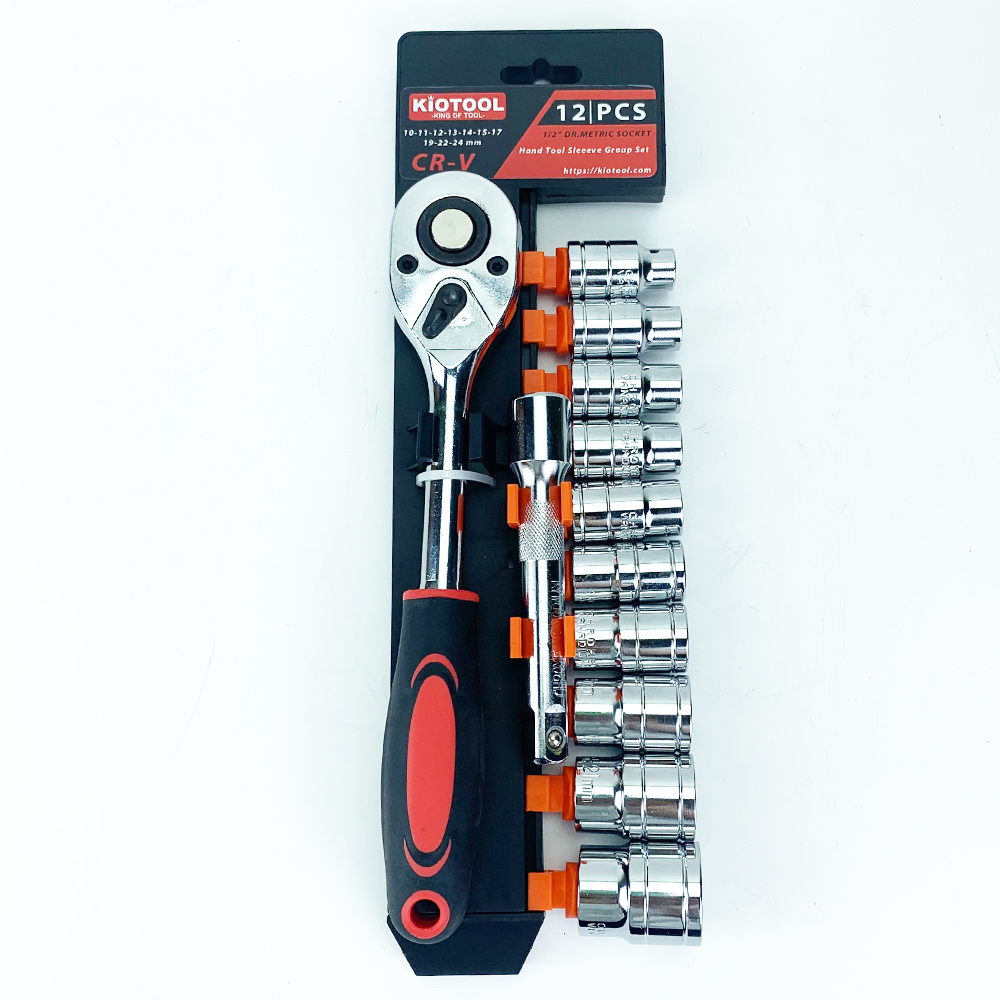 Bộ Dụng Cụ,Bộ Tuýp Xiết Mở Ốc 12pcs Kiotool