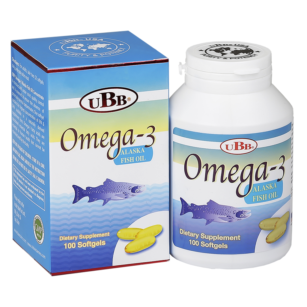 Viên dầu cá sáng mắt OMEGA UBB - Baxco USA