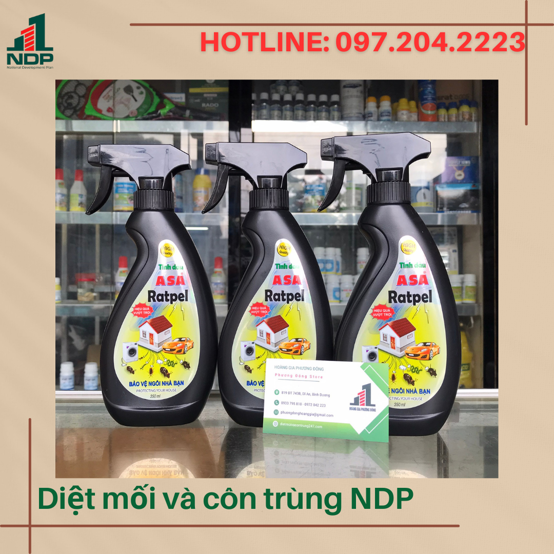 Tinh dầu Xua đuổi chuột Asa Ratpe