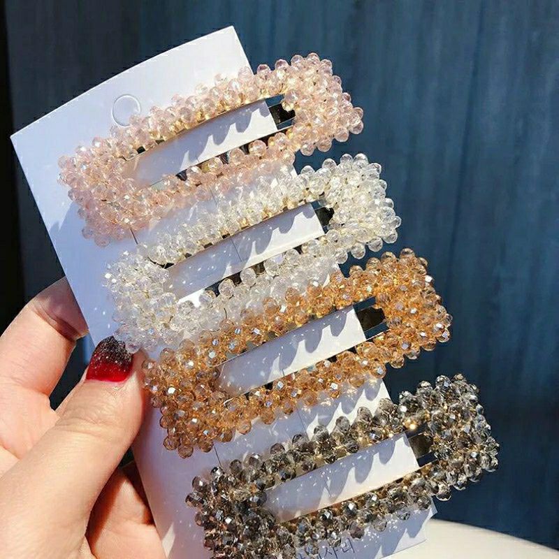 [HCM]Kẹp tóc đính pha lê lấp lánh