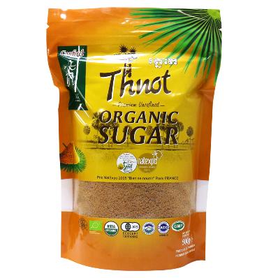 CONFIREL ORGANIC THNOT SUGAR ZIPPER BAG 500g