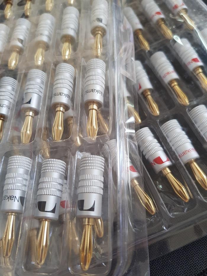 Bộ 10 jack bắp chuối Nakamichi cao cấp