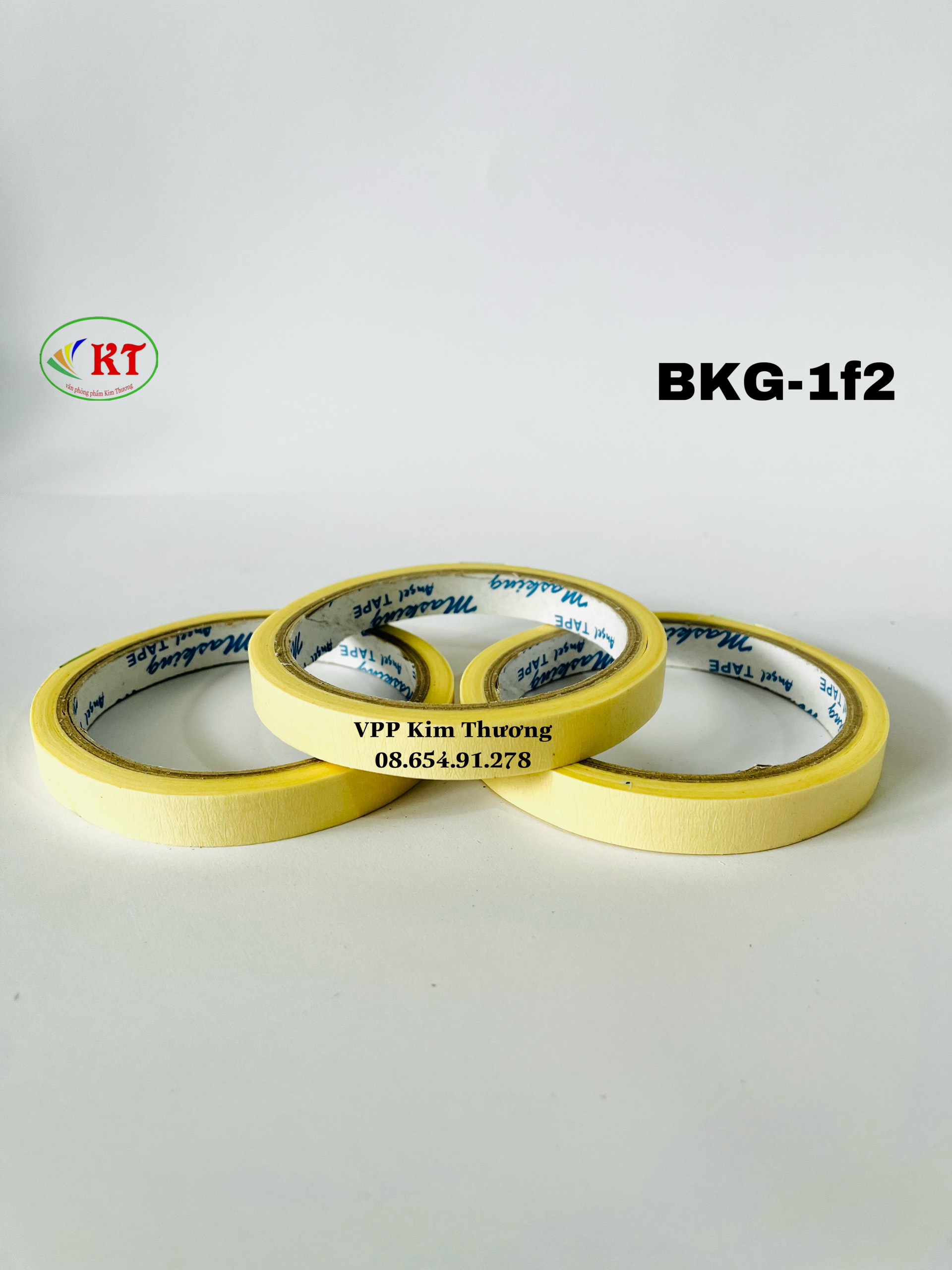 Băng keo giấy đủ các size 1F2, 2F4, 3F6, 4F8