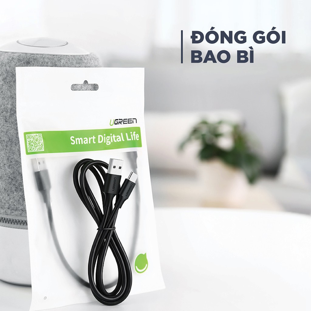 Cáp usb to usb-c data cable, dài 1.5m - ugreen 60117