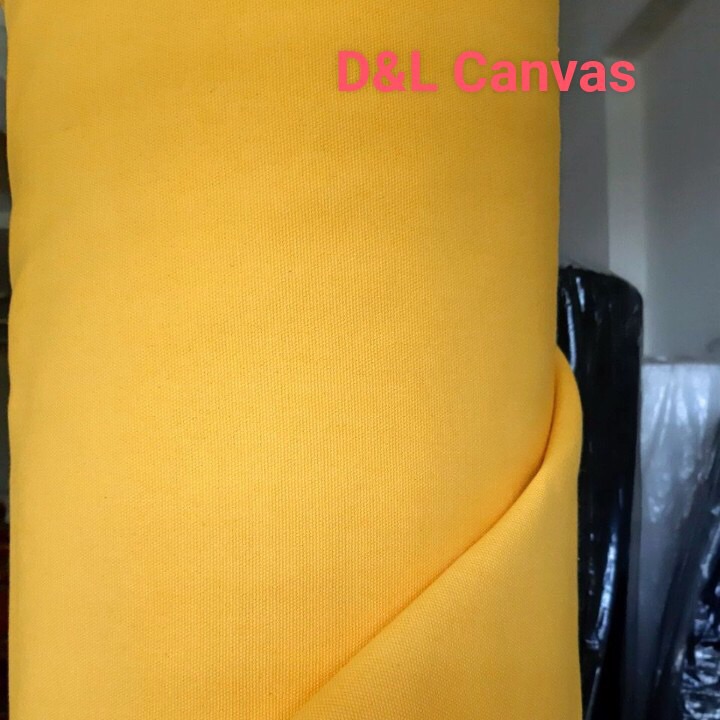 [HCM]Vải bố canvas màu vàng khổ 1m6 may túi xách