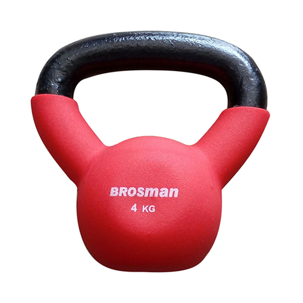 Tạ ấm, Tạ bình vôi Brosman (loại 4kg), Kettlebell
