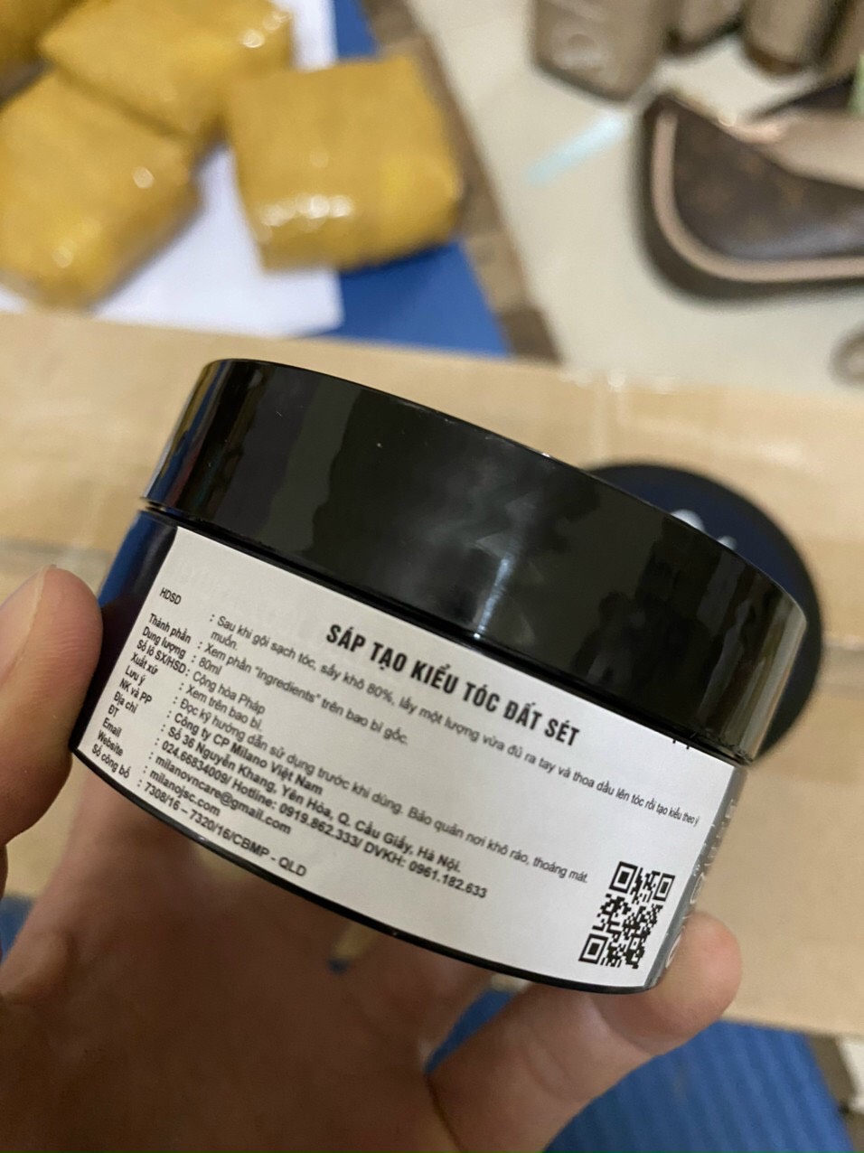 [ Cab's Chính Hãng ] Tặng Lược - Sáp Vuốt Tóc Cab's Made In Pháp Sáp Vuôt Tóc 80g