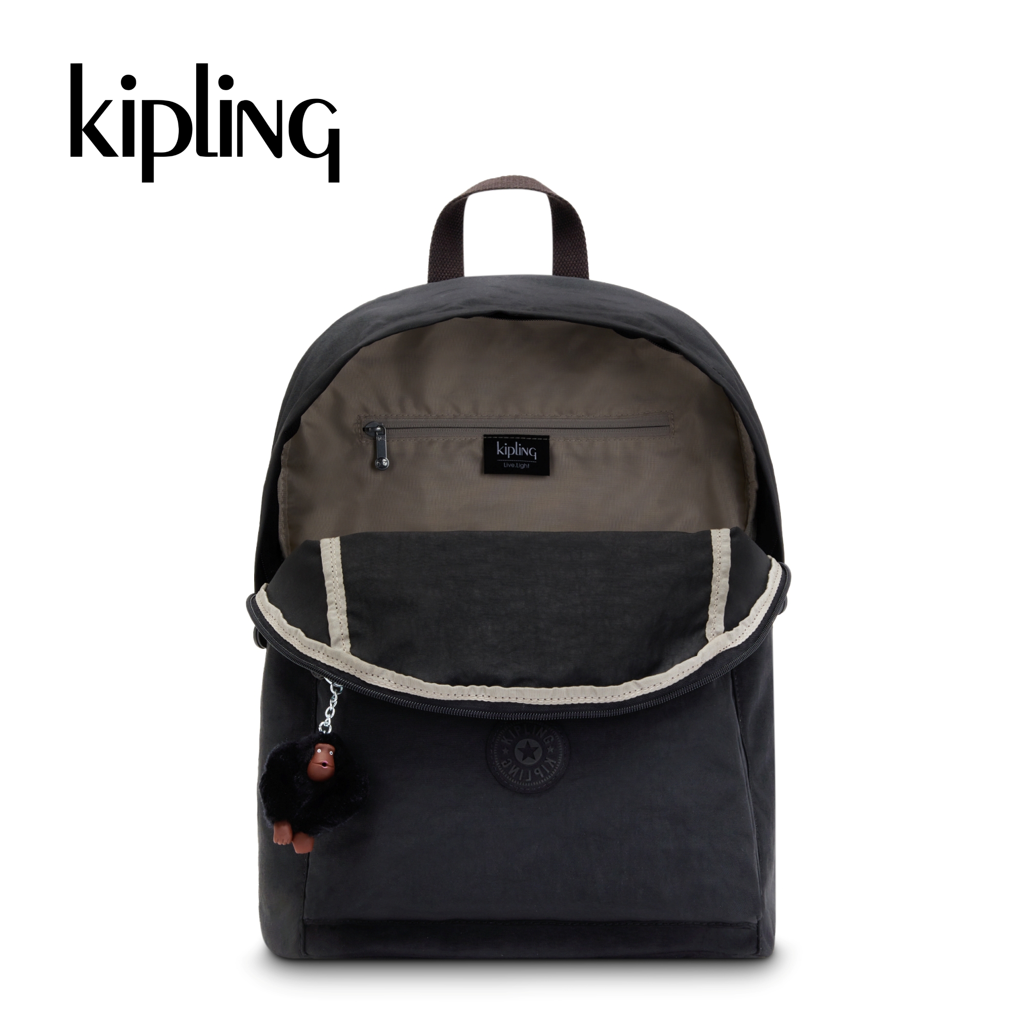 Kipling Balo Reposa L - Black Tonal - HUKI2024