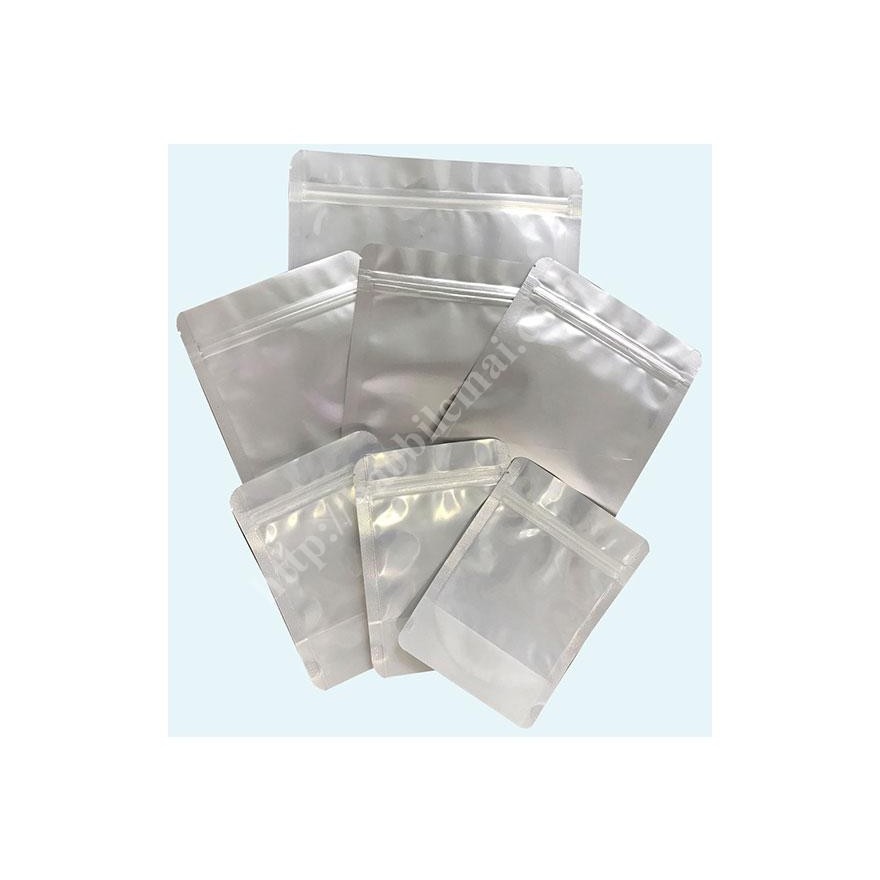 HN - Túi Zip 2 mặt bạc đủ size (túi zipper zip lock takeway) x 1Kg