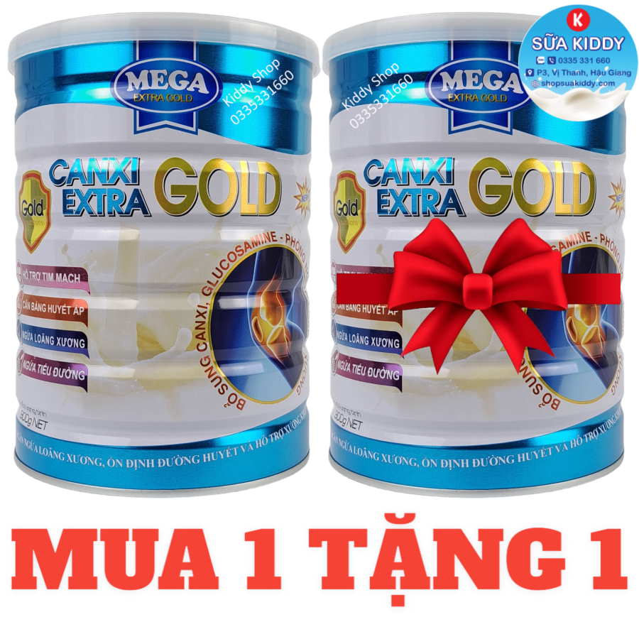 Sữa canxi cho người già Canxi Extra Gold lon 900g