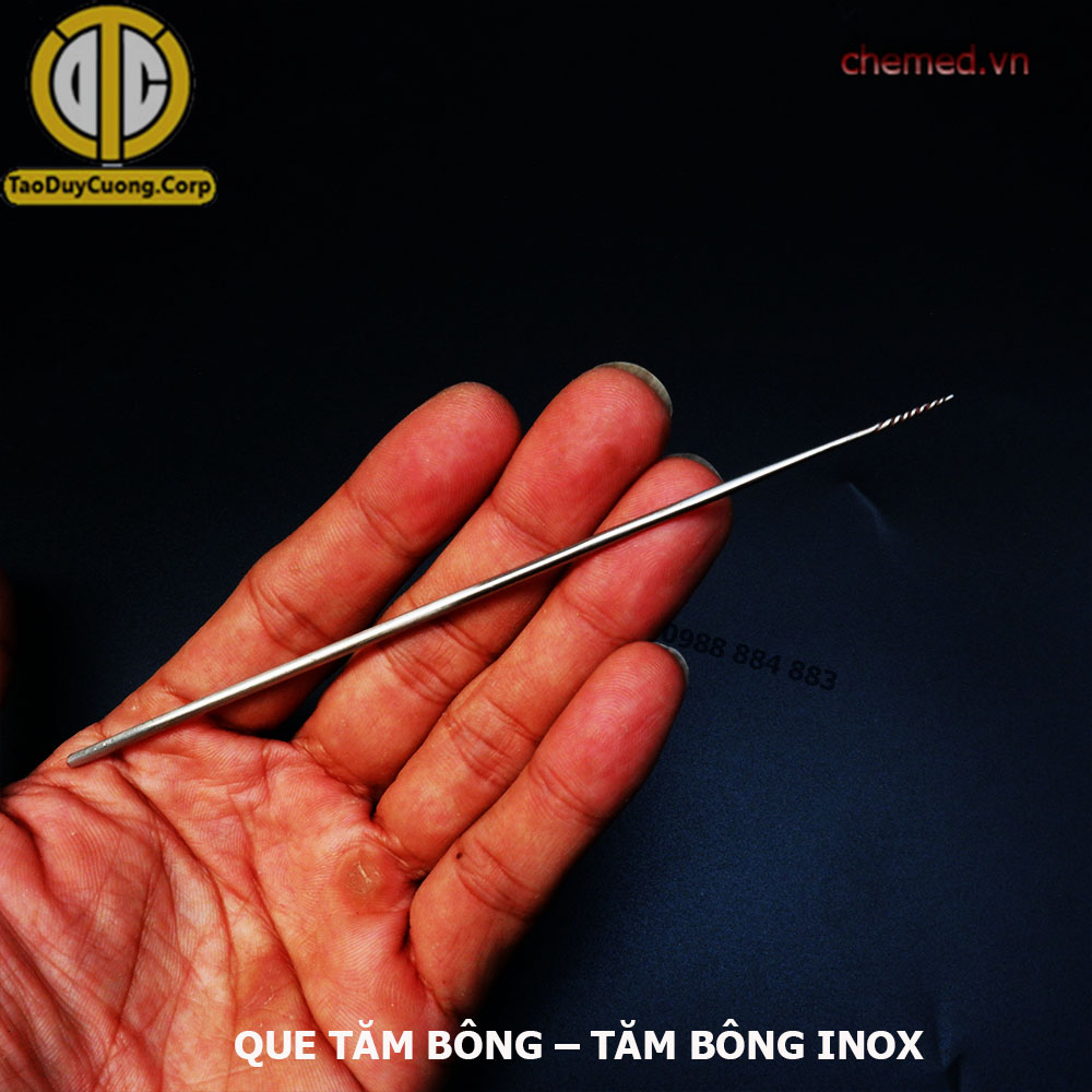 Que tăm bông, tăm bông inox
