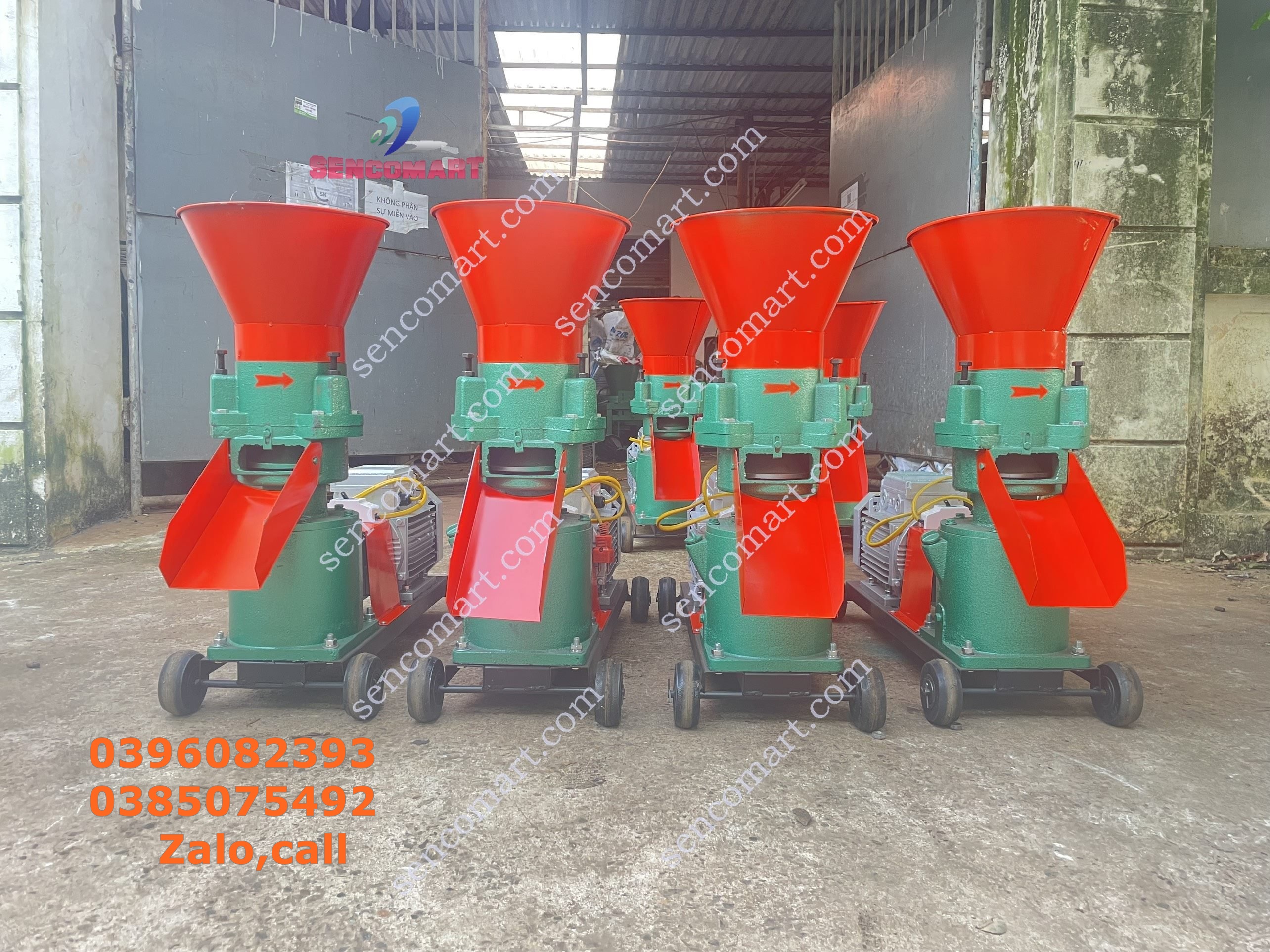 Sàng ép cám viên máy S160 từ 1,5ly đến 6ly