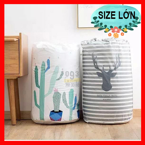 Combo 2 Storage Bags, Clothes Blanket Pillow Box Clothing Sweater Box Pouch Holder Organizer