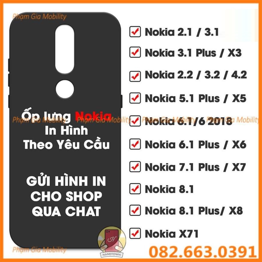 Ốp lưng dẻo in hình theo yêu cầu các dòng Nokia