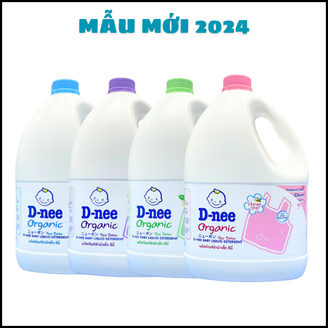 [Chính hãng] Nước Giặt Dnee Thái Lan Can 3000ml. Túi Dnee 1400ml