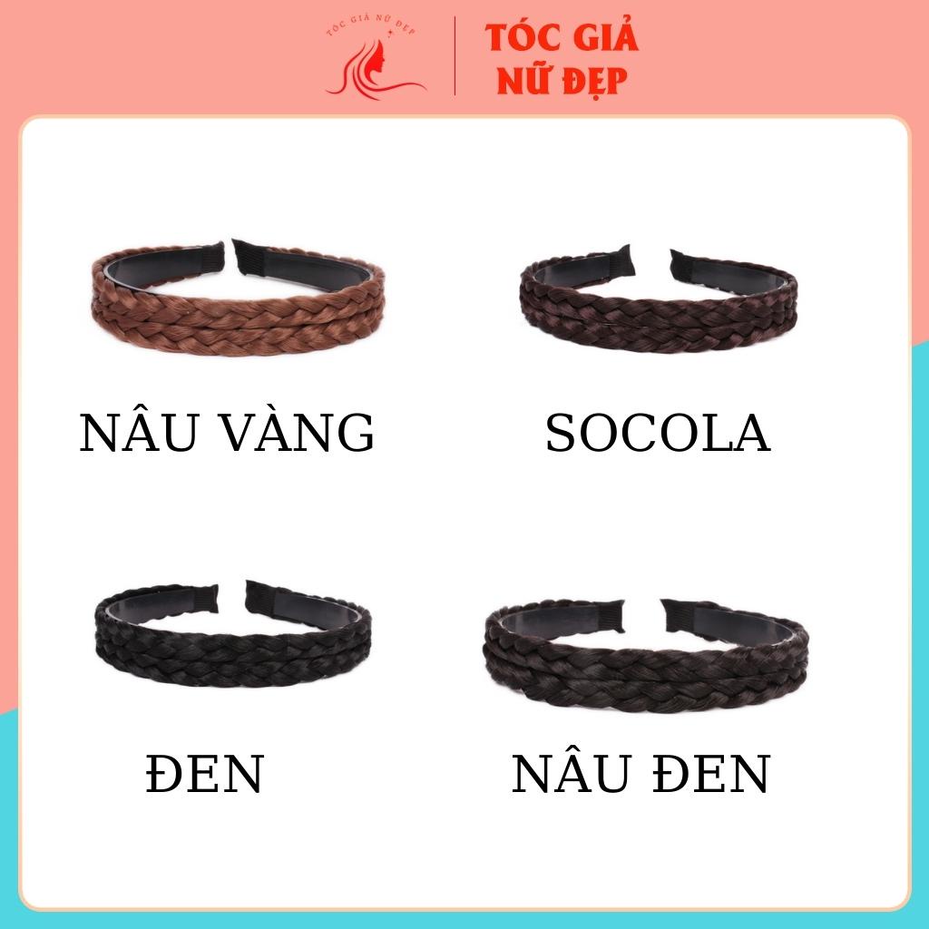 Băng đô cài tết tóc đôi nhiều màu sắc