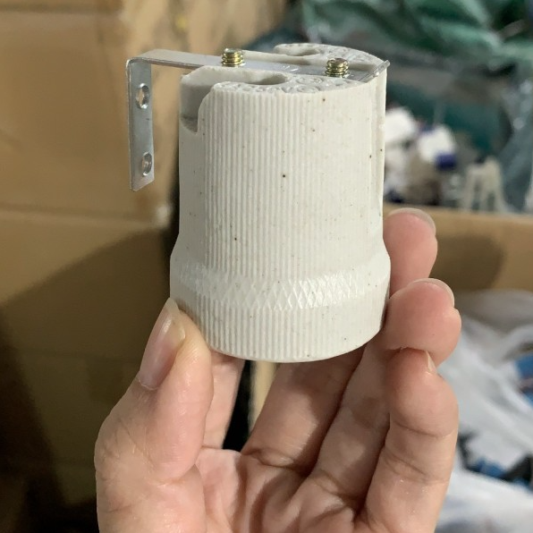 Đuôi đèn sứ E14 - E27 chống cháy