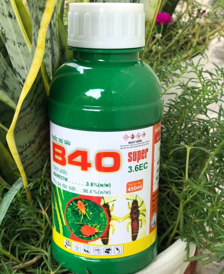 Đặc trừ sâu nhện gié nhện đỏ bọ trĩ B40 450ML