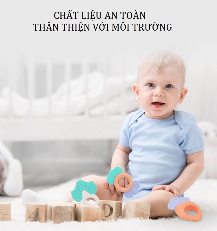 [HCM]Bộ 10 món xúc xắc gặm nướu Baby Rattle