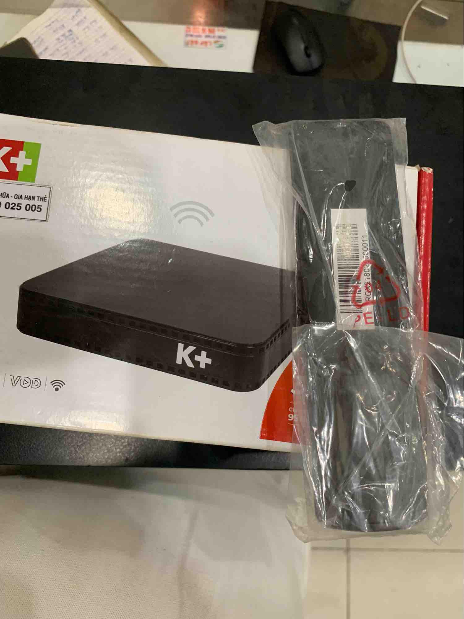 [HCM]Điều khiển tivibox k+ hd-remote tivi box k+ hd