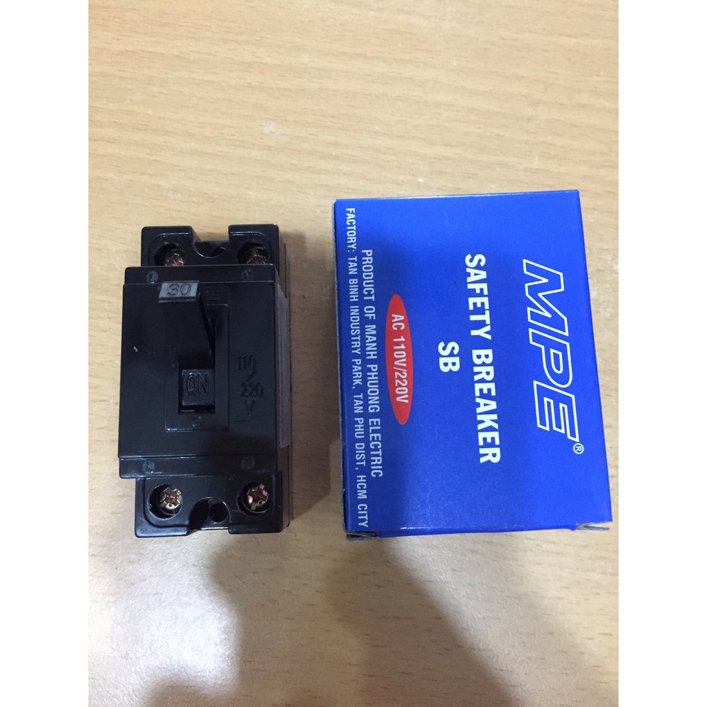 Cầu dao an toàn mpe 10a, 15a, 20a, 30a, 40a