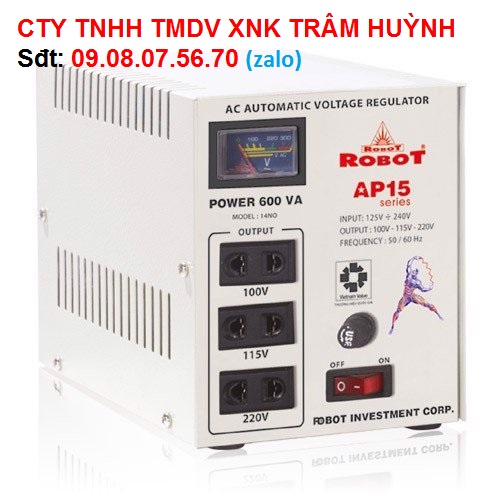 Ổn áp robot rờ le 600va