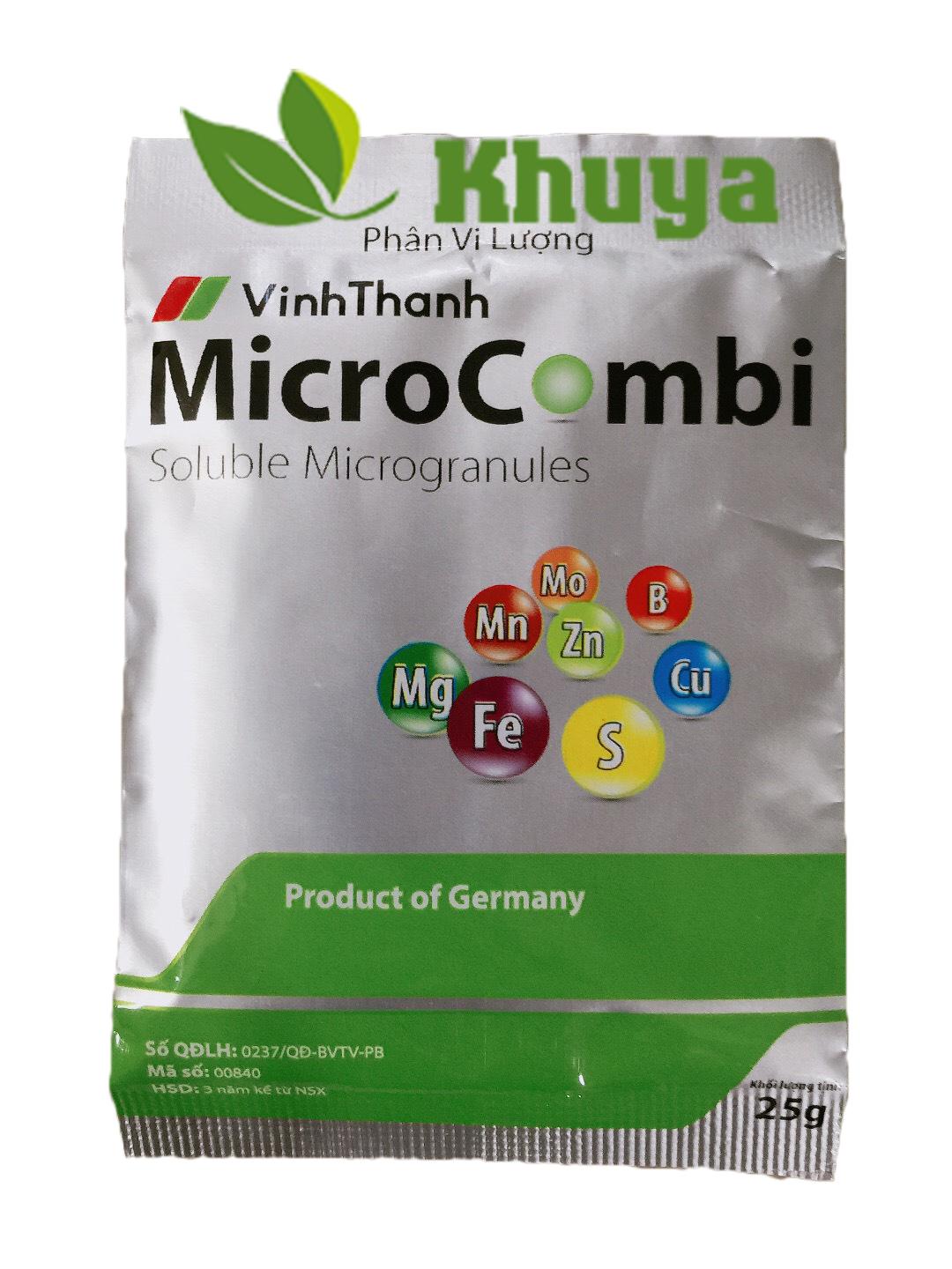 Phân bón vi lượng MicroCombi 25gr Cung cấp vi lượng thiết yếu