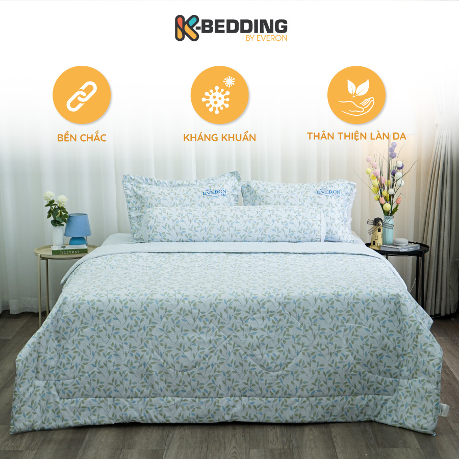 Bộ ga giường, drap giường Everon Lite ELM 211, chất vải Microfiber, Collection 3