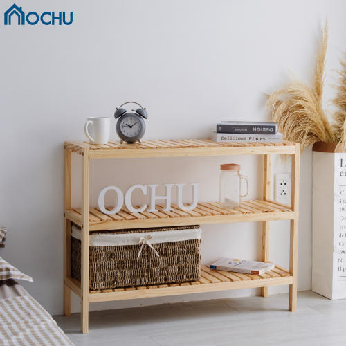 Kệ Đa Năng 3 Tầng Khung Gỗ Thông OCHU - Bench 3F