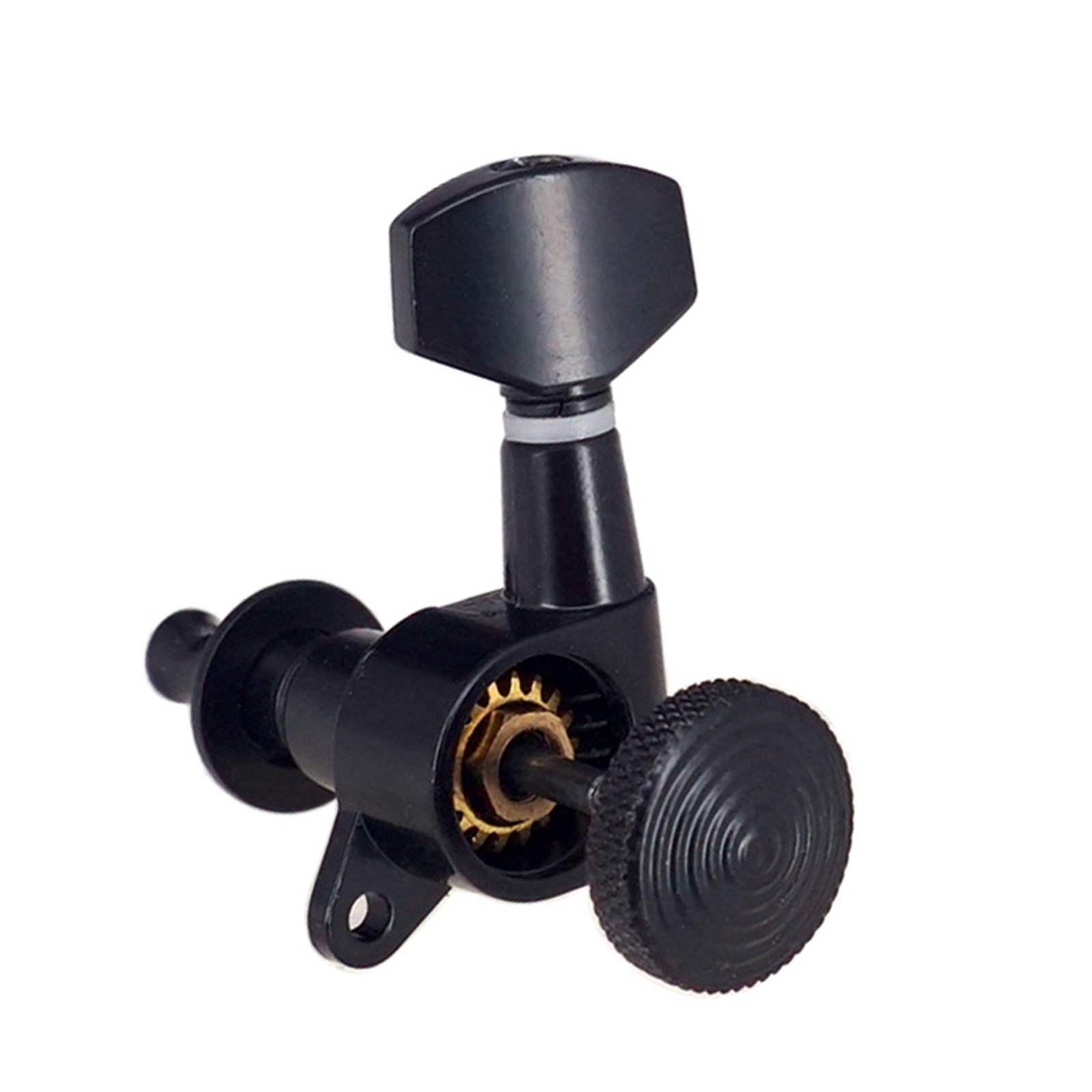 Bộ Điều Chỉnh Khóa Đàn Guitar Kowaku 6 Cái (6 Tay Phải)-Chuỗi Khóa Phím Điều Chỉnh Đầu Chốt Máy Thay Thế Cho Điện Hoặc Đàn Ghi-ta Acoustic-Đen